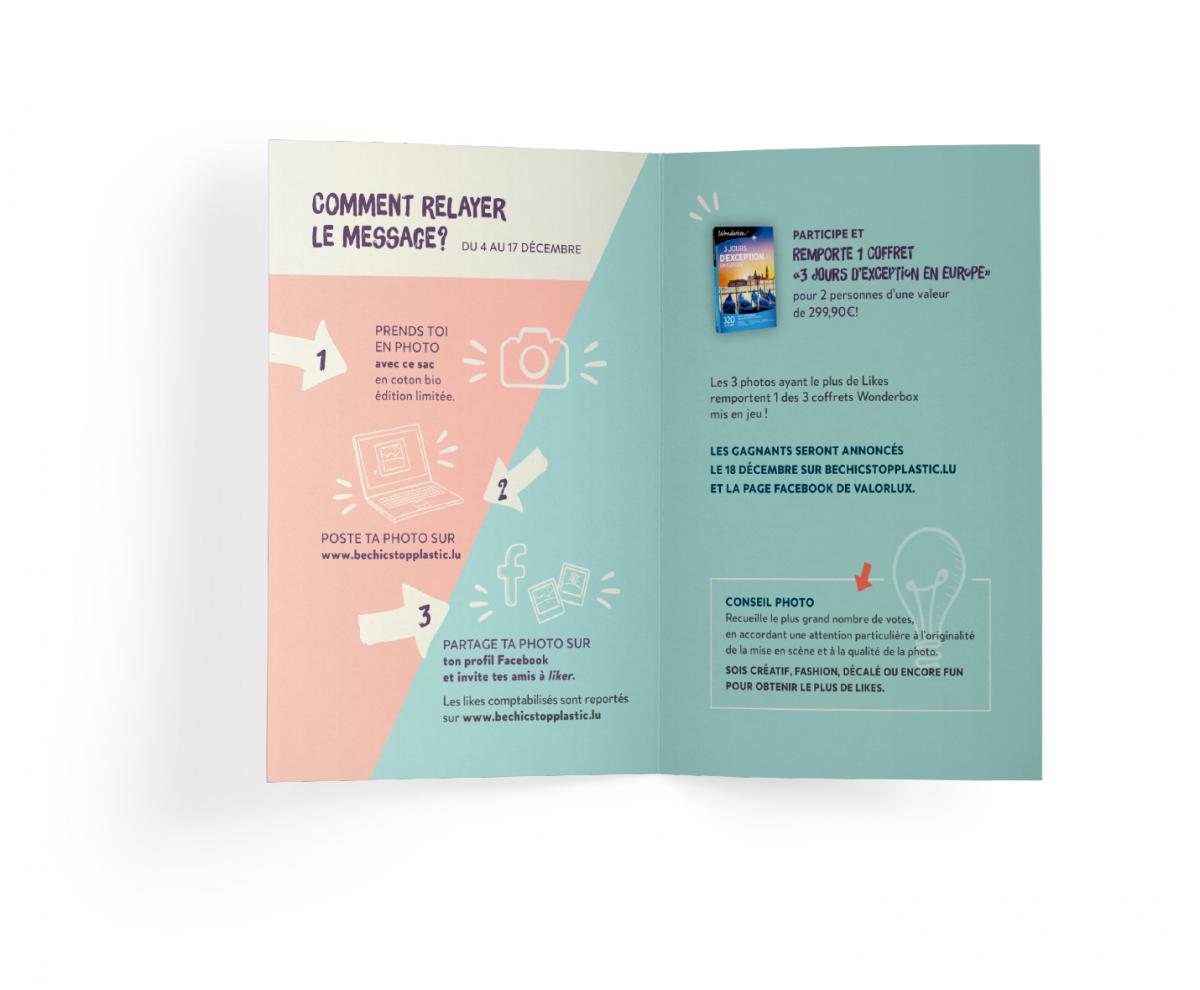 campagne be chic stop plastic dépliant