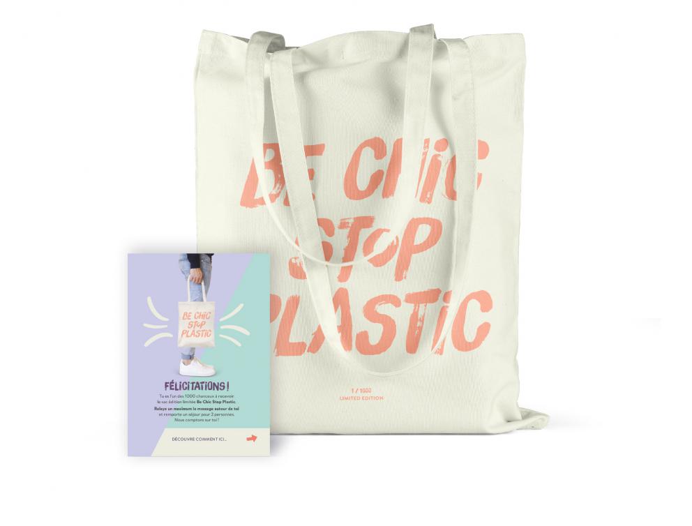 campagne be chic stop plastic flyer